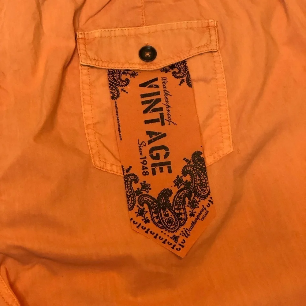 Weatherproof Vintage Men's Swim Trunks with Lining Orange Size XXXXLT NWT